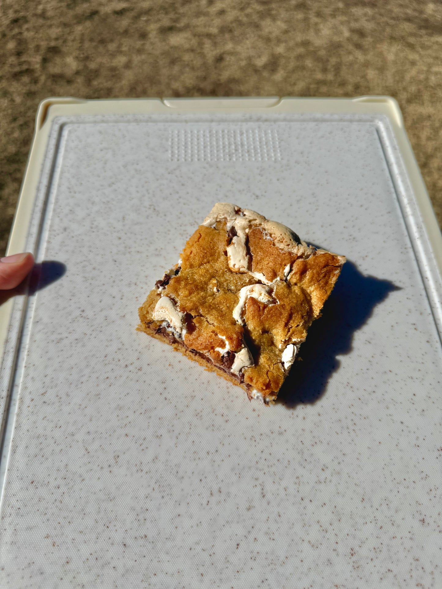 S’mores cookie bars