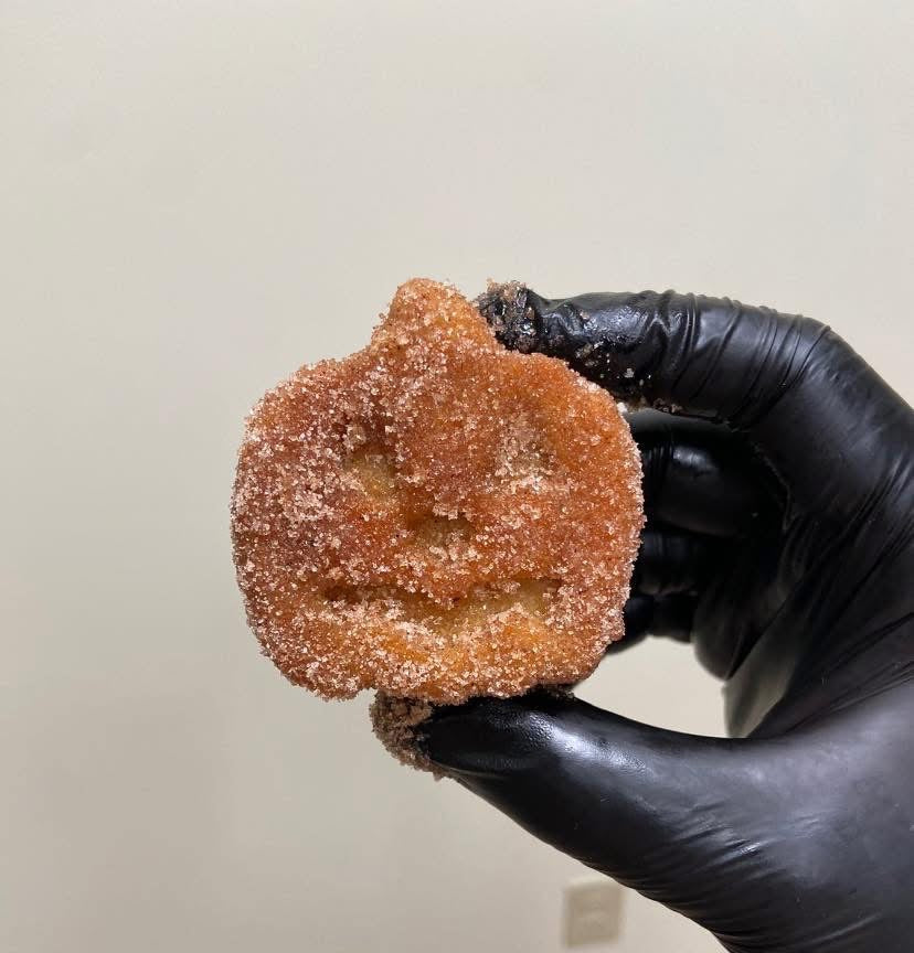 6 pack Mini pumpkin spice donuts