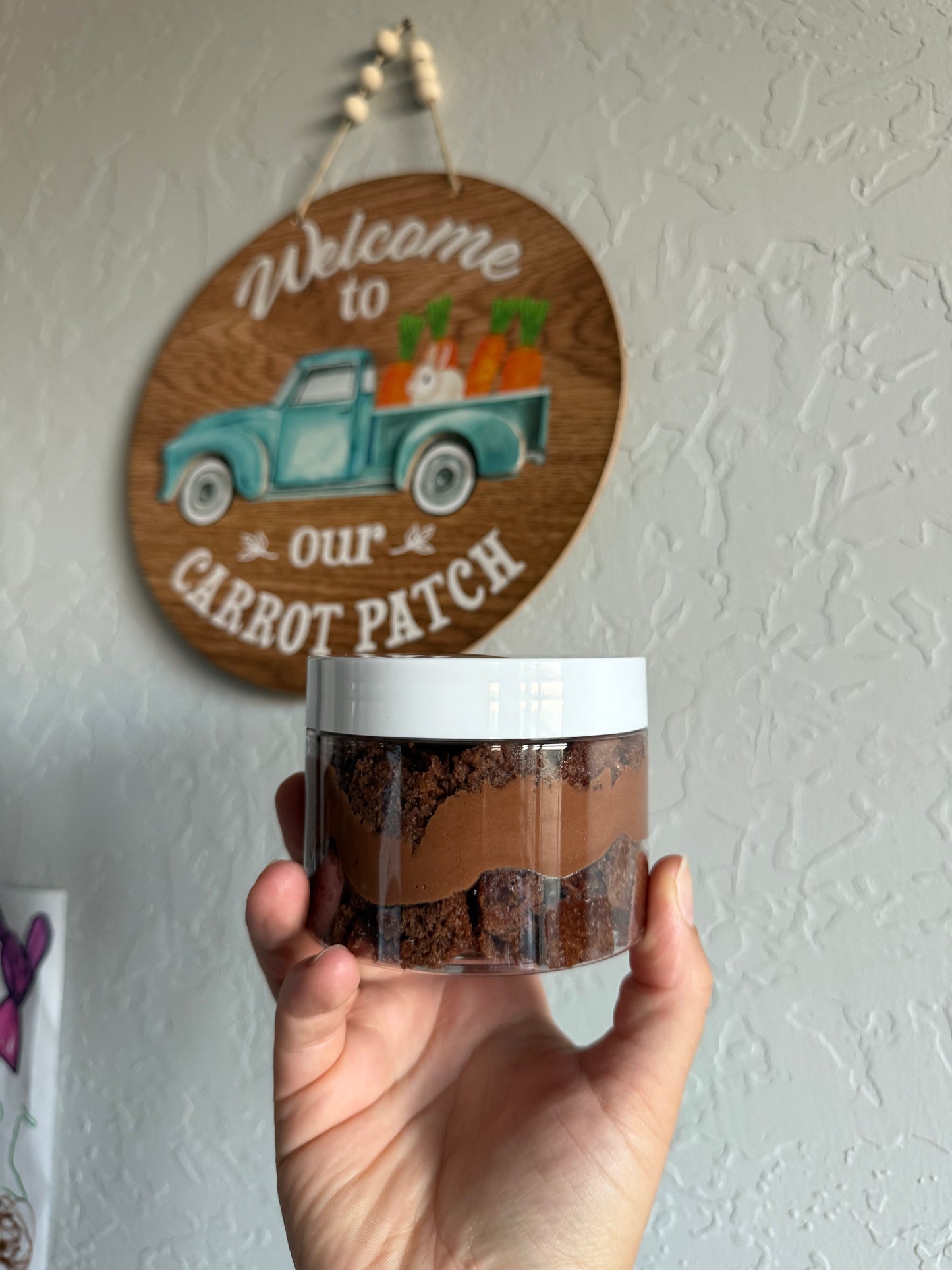 10oz German chocolate cake jar