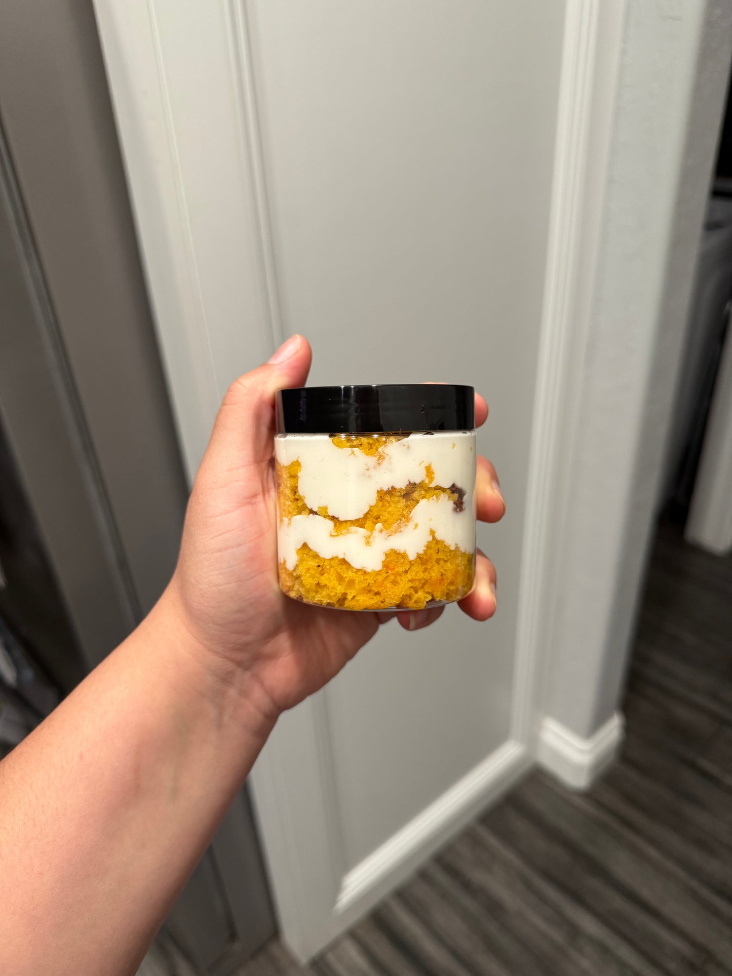 6oz Orange Creamsicle cake jar