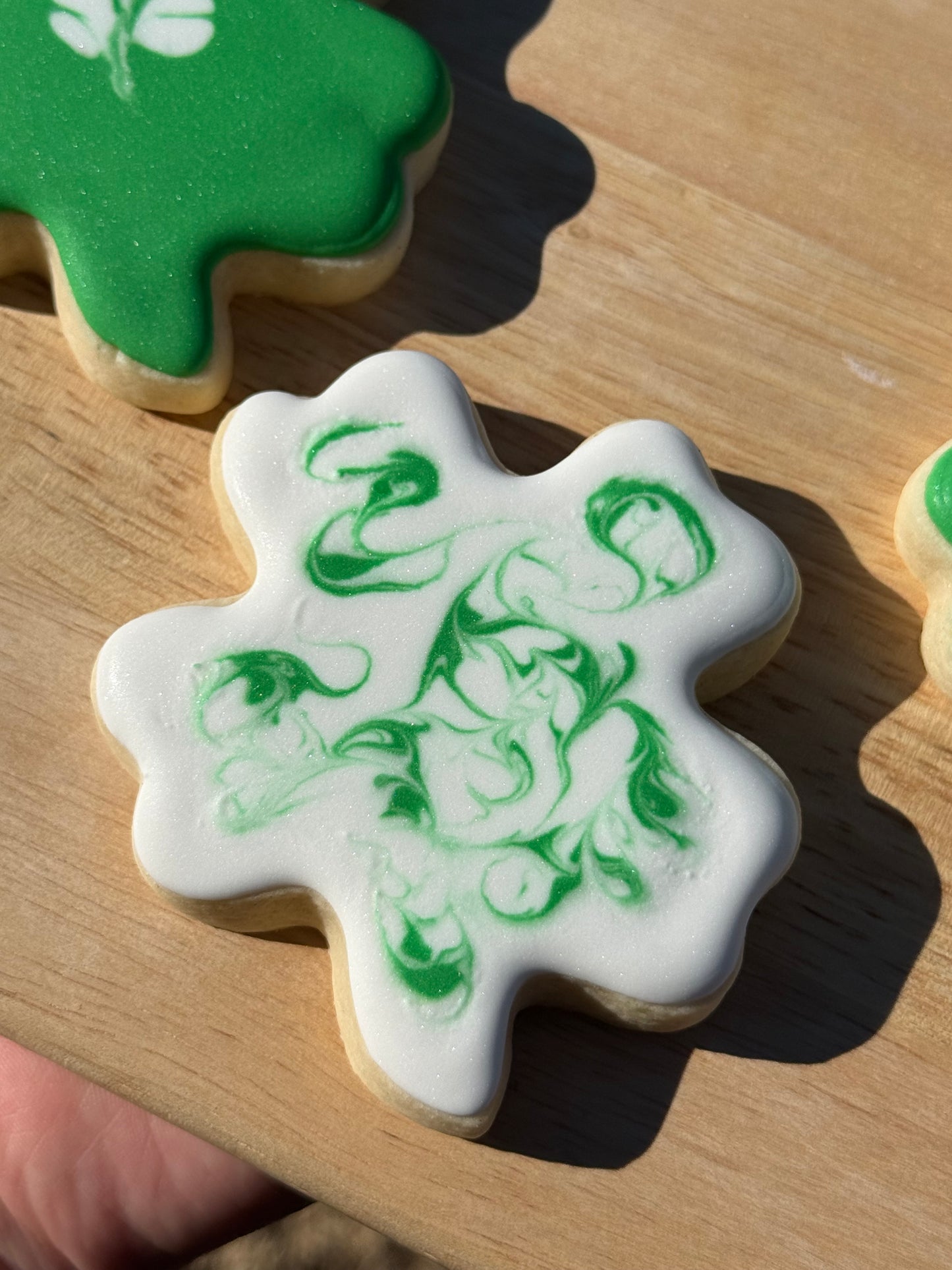 4” Royal Icing Shamrock Cookie