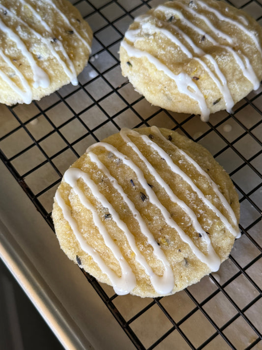 Lemon lavender cookie