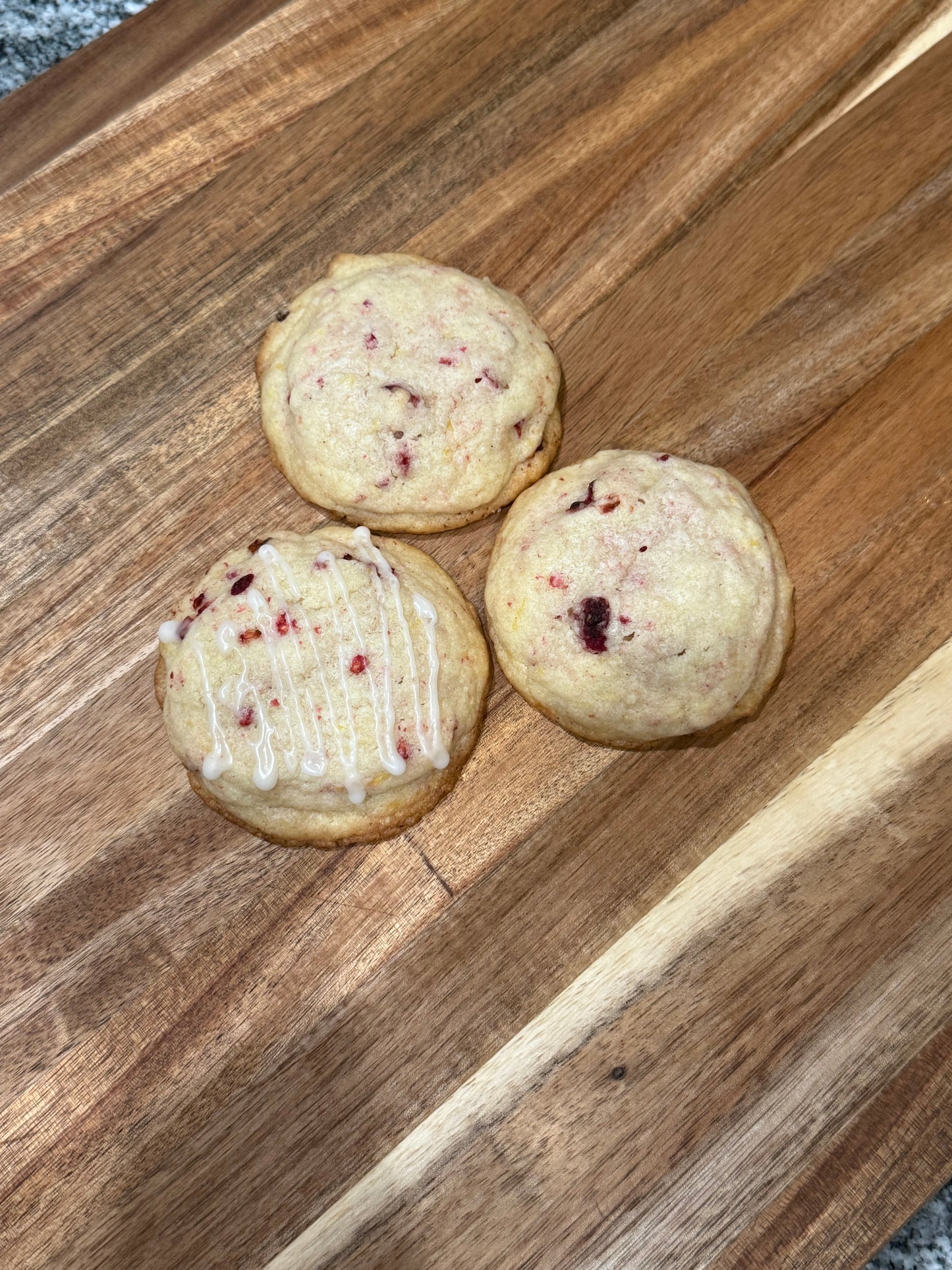 Lemon Raspberry cookie