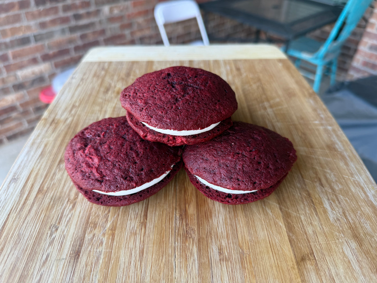 Red Velvet Whoopie Pies