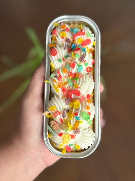 Fruity pebbles mini cake