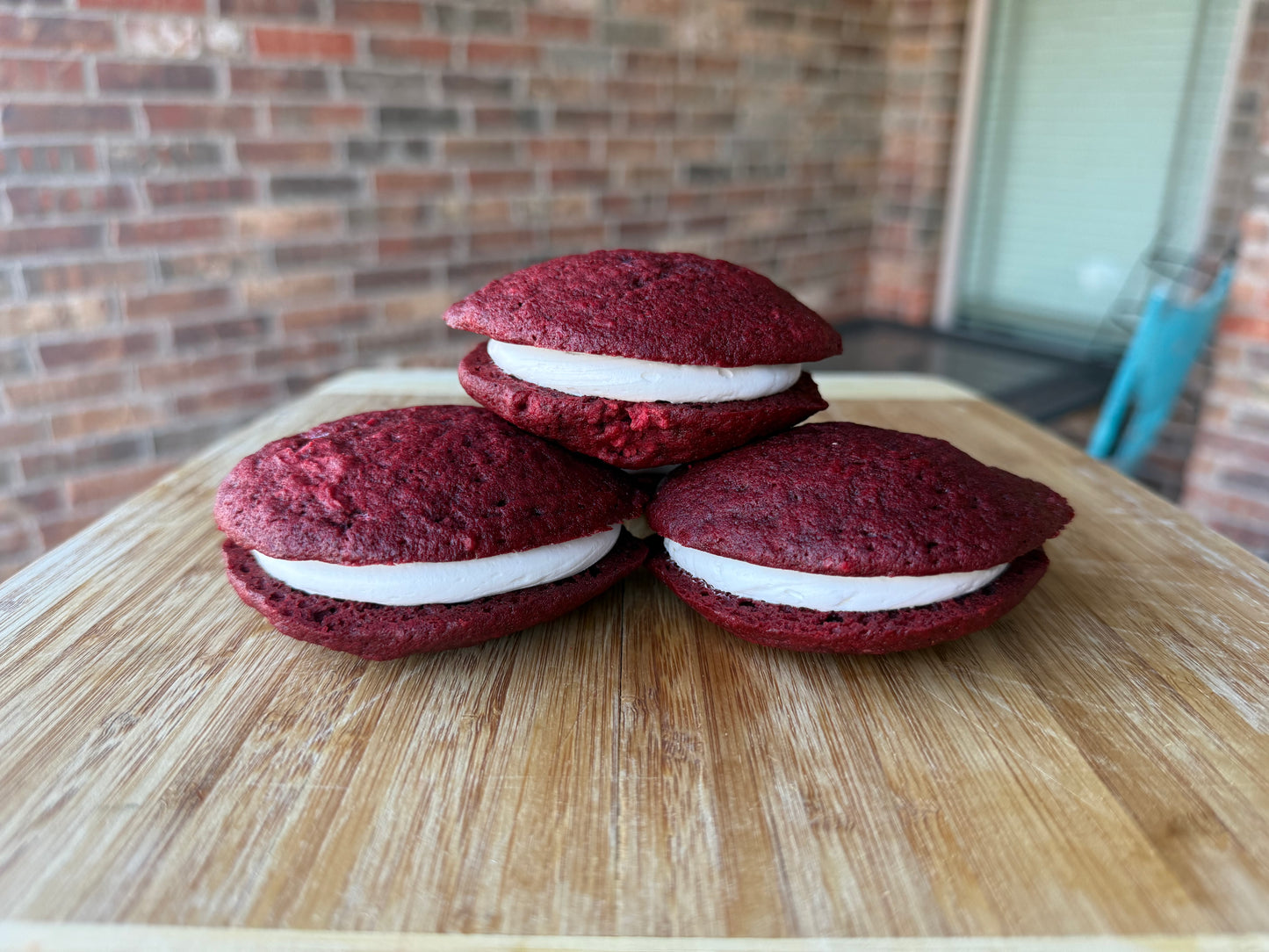 Red Velvet Whoopie Pies
