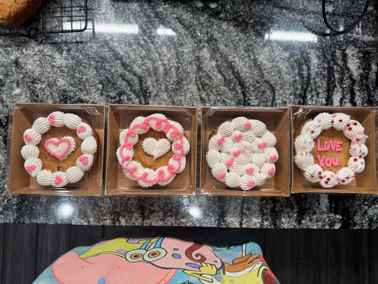 4” Mini chocolate chip cookie cake