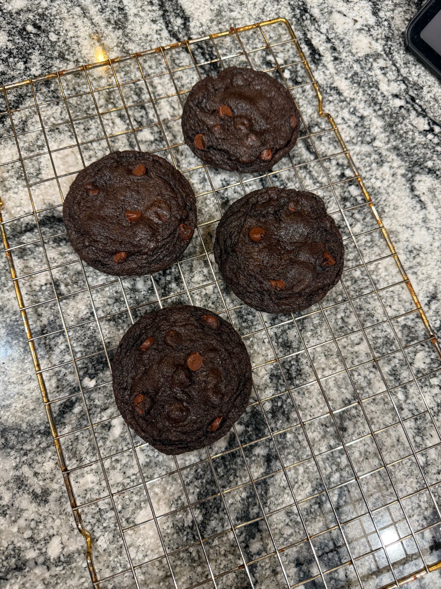 Triple chocolate cookie