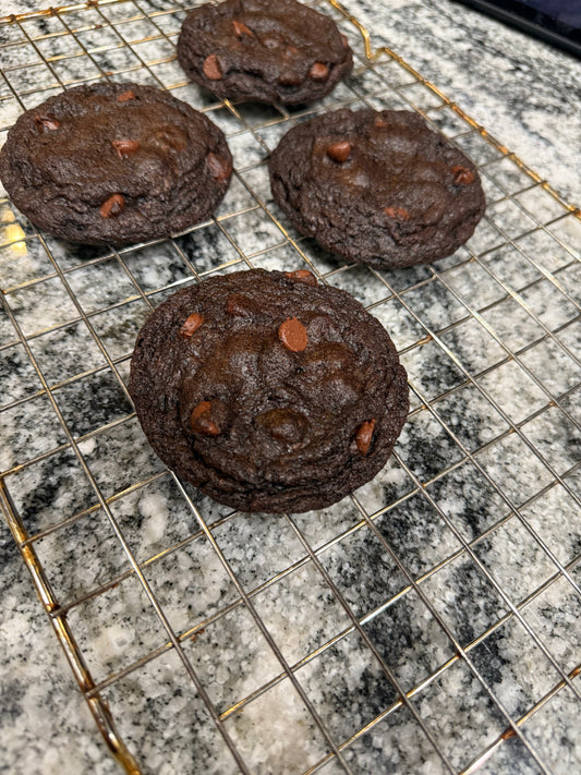 Triple chocolate cookie