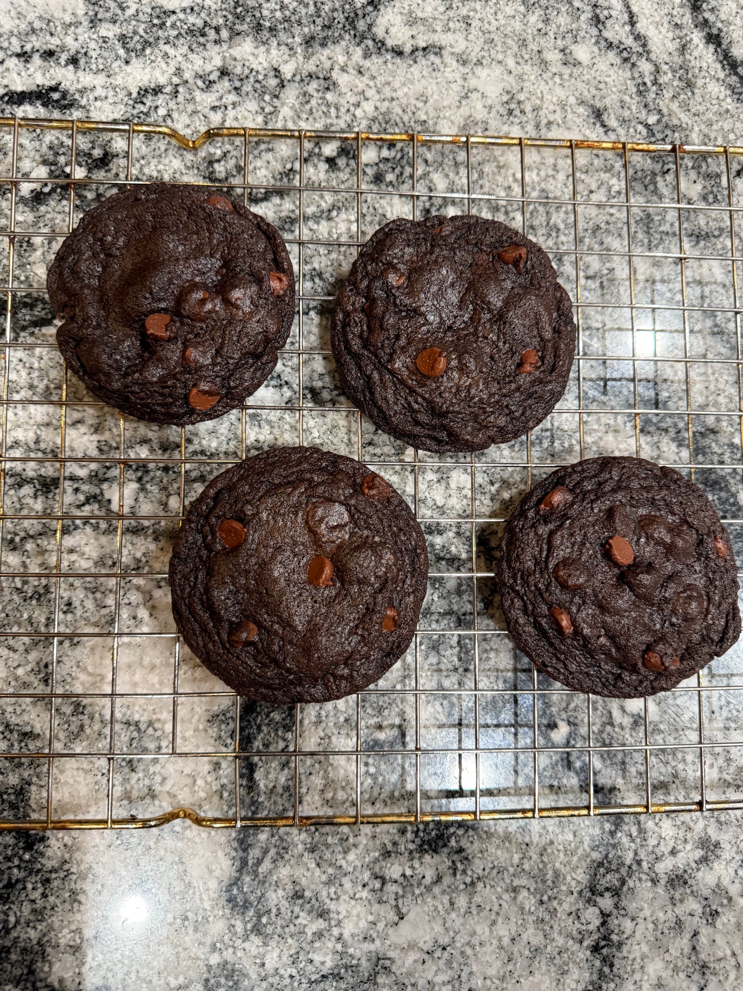 Triple chocolate cookie