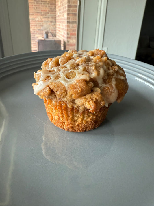 Crumb cake muffin