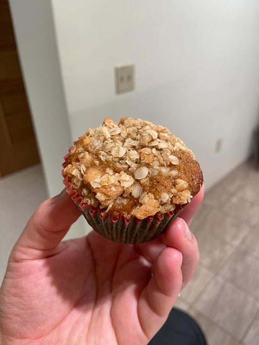 Sweet Potato streusel muffin ￼