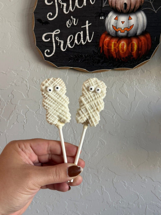 Vanilla Mummy Cake Pop