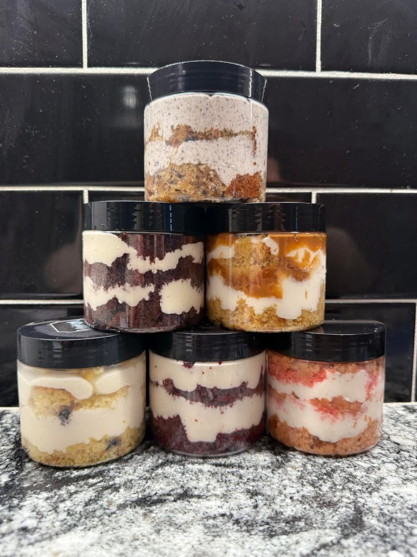 6oz Red Velvet cream cheese Cake Jar